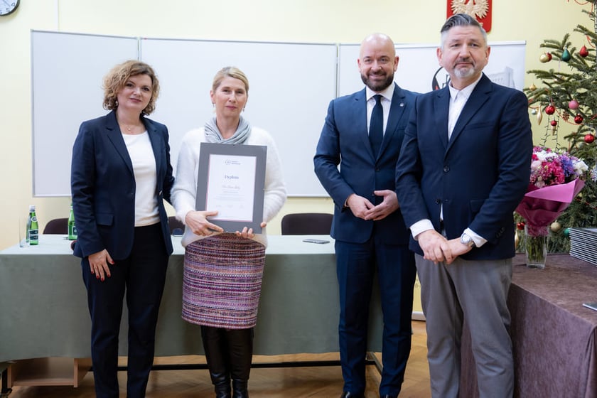 Wręczenie dyplomów dyrektorom placówek oświatowych, 10.01.2024